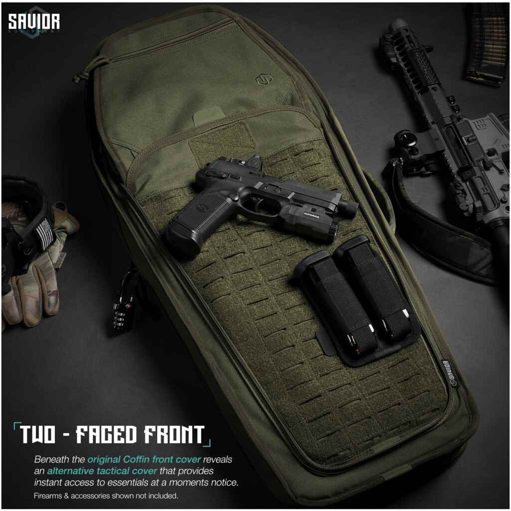 Savior Equipment COFFIN T G B 30 COVERT SINGLE RIFLE CASE Od Green